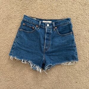 levi's ribcage shorts